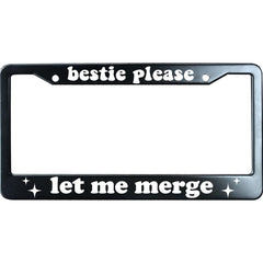 Supdanautodechere Bestie license plate frame with UV print boosts car styling and acts as a fun gift