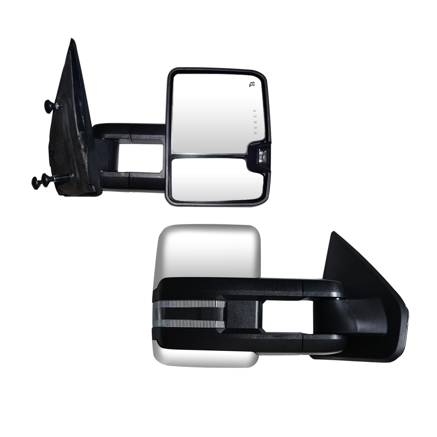 SUPDM Ford F-150 left towing mirror with heated glass improves frost visibility