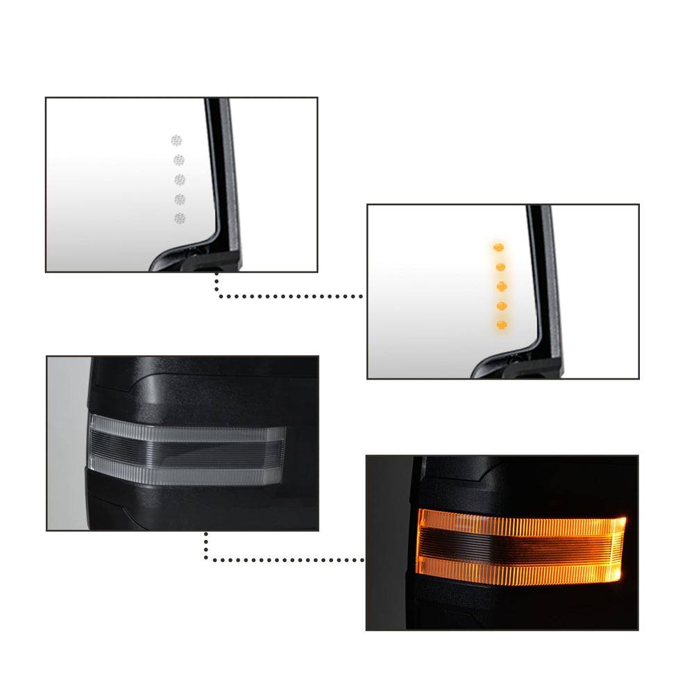 SUPDM Ford F-150 towing mirror with turn signal for safer lane changes
