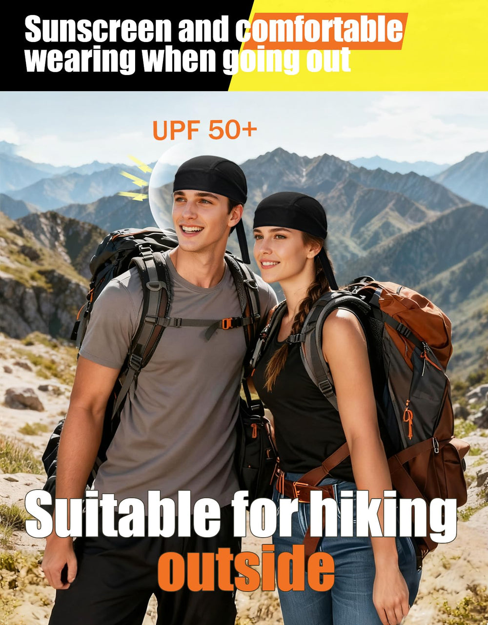 Motorcycle rider wearing Supeniu Doo Rags for improved comfort on rides