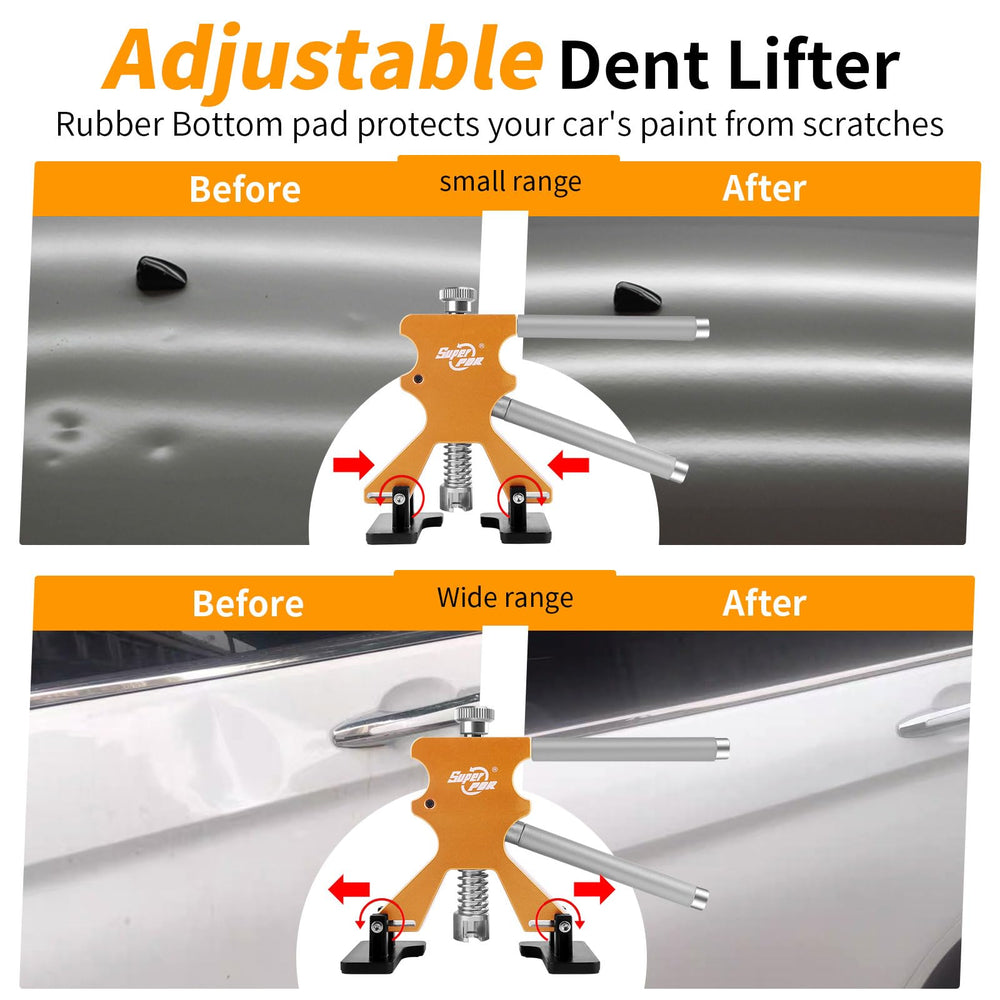 Super PDR 2-in-1 T-bar puller enables versatile dent removal for large dents