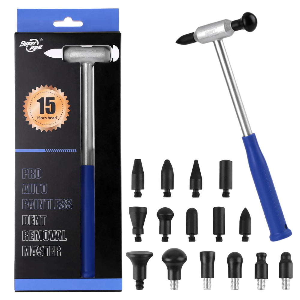 Super PDR aluminum dent hammer for durable auto body repairs.