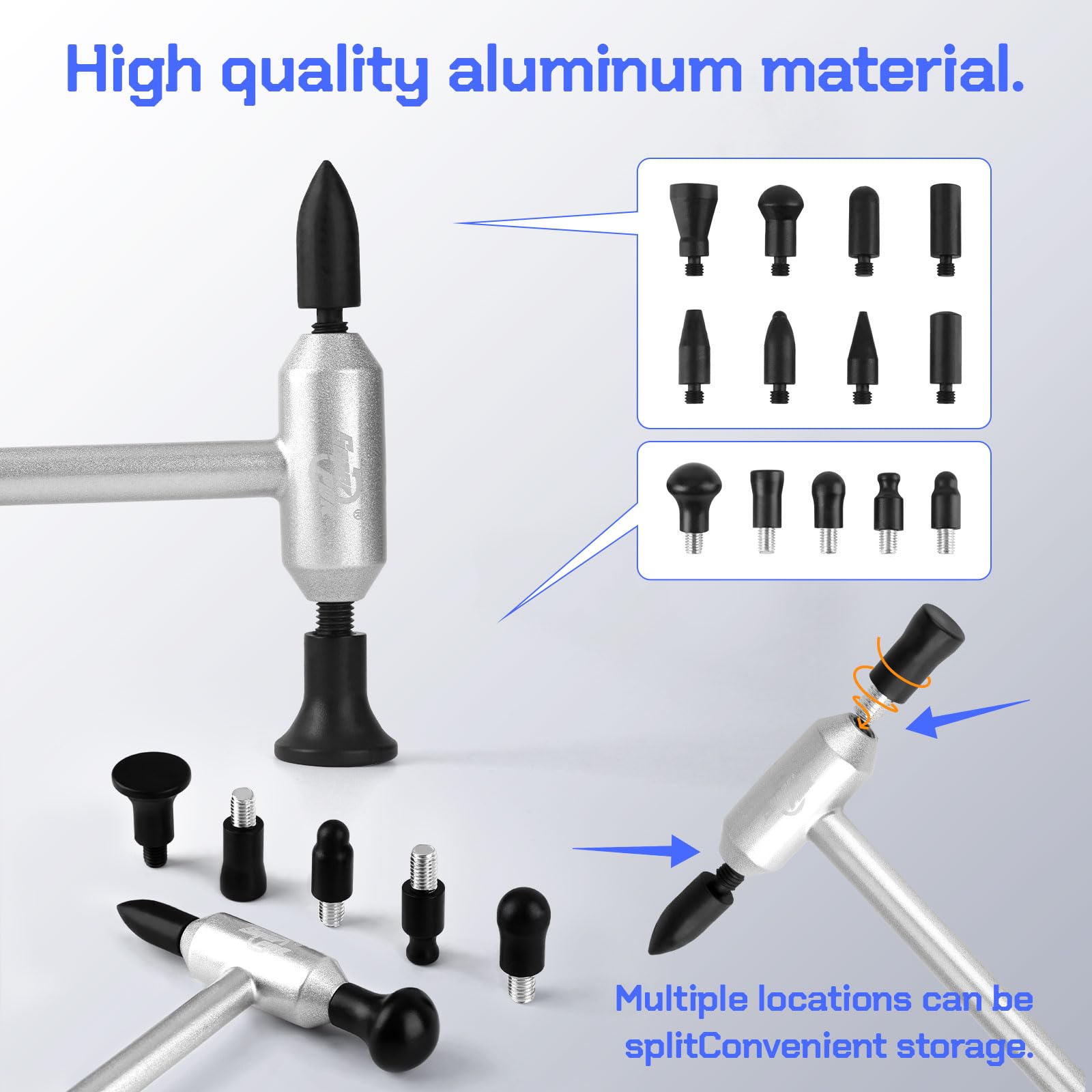 Super PDR ergonomic non-slip handle for precise control.