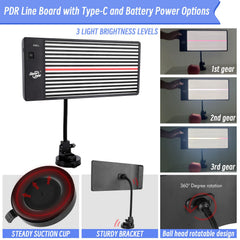 Super PDR Light Board adjustable brightness levels for clear dent visibility.