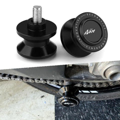 Super Vici 8MM swingarm spool for Ninja 400 with stable parking support