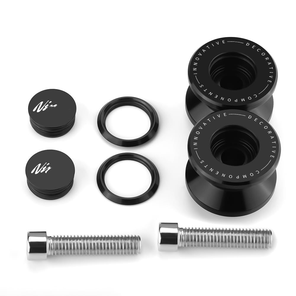 Super Vici 8MM swingarm spool for Ninja 650 protects frame during servicing