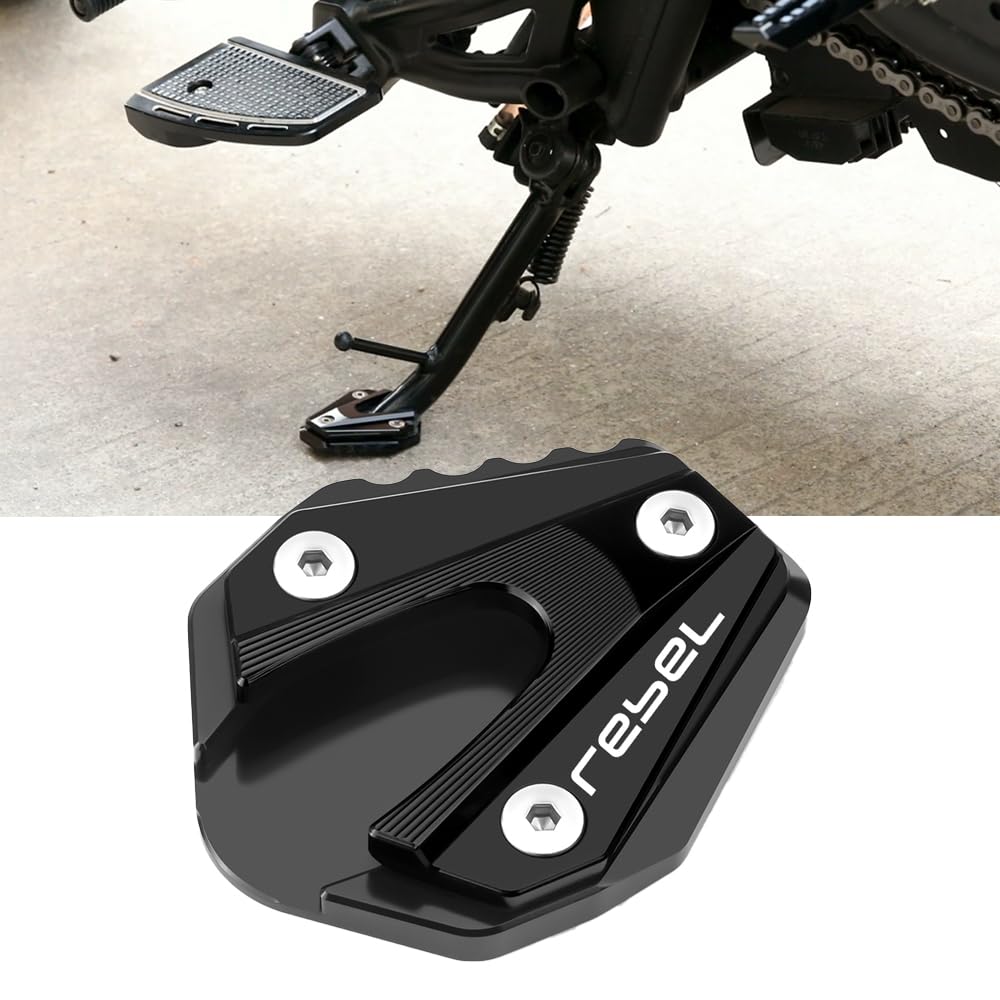 Super Vici Rebel kickstand with enlarged-footplate enhances stability on uneven surfaces