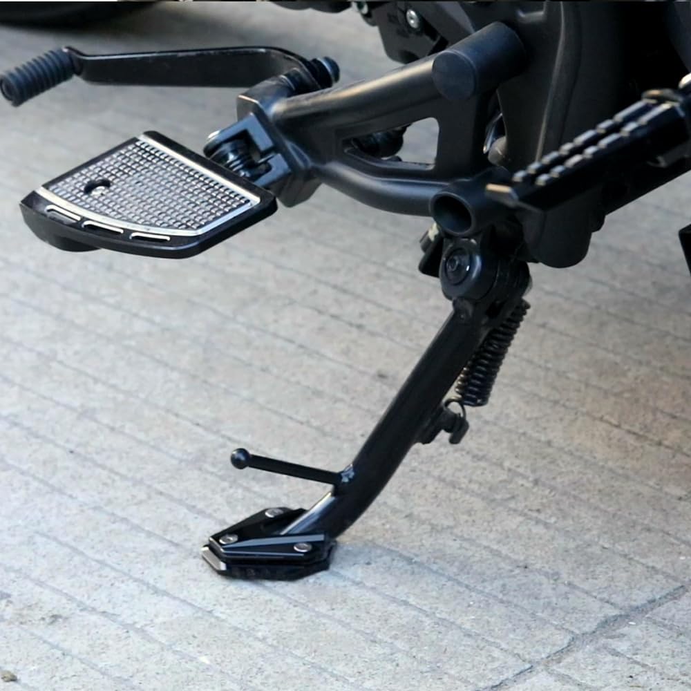 Super Vici Rebel kickstand installed on bike supports secure parking on varied terrain