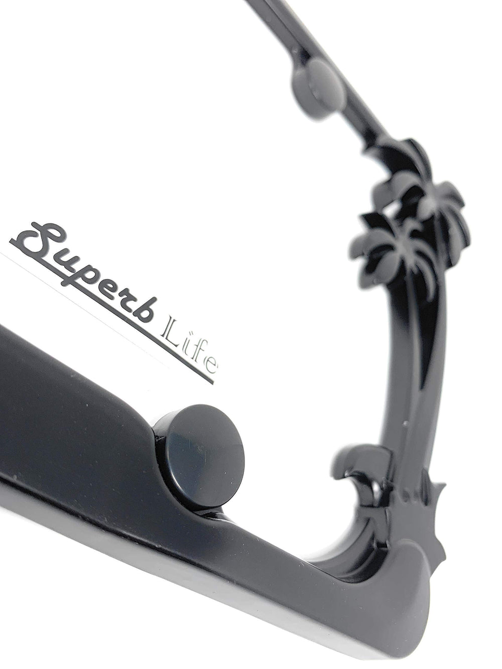 Superb LNF chrome-plated finish license frame highlights durability and shine