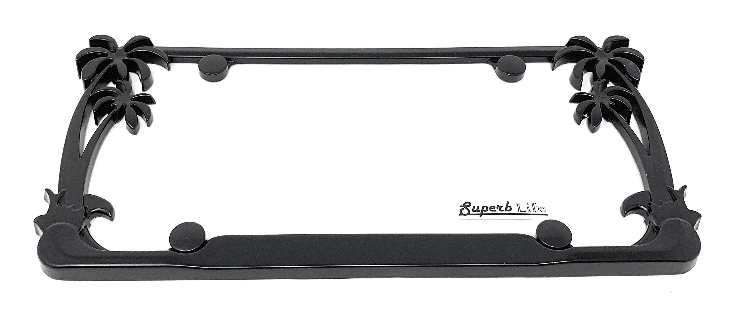 Superb LNF license frame includes screw caps for a protected, seamless appearance