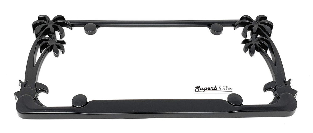 Superb LNF license frame includes screw caps for a protected, seamless appearance