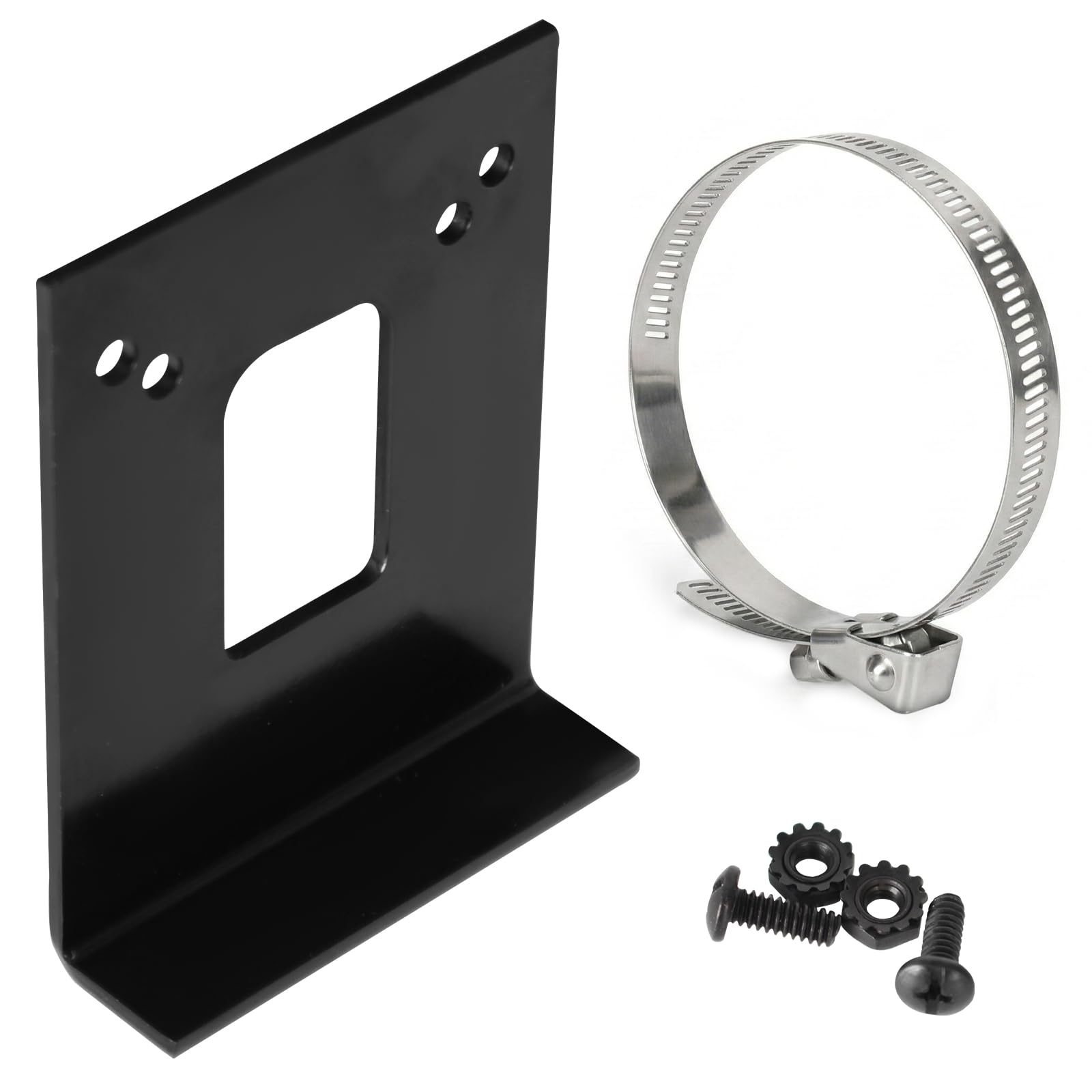 superbobi 57204 clamp-on trailer wiring bracket securely holds 4, 5, and 6 way sockets