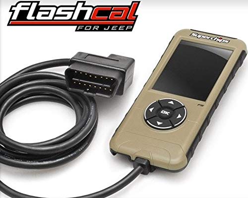 Superchips FlashCal F5 in-cab tuner for Jeep Wrangler dashboard installation demo