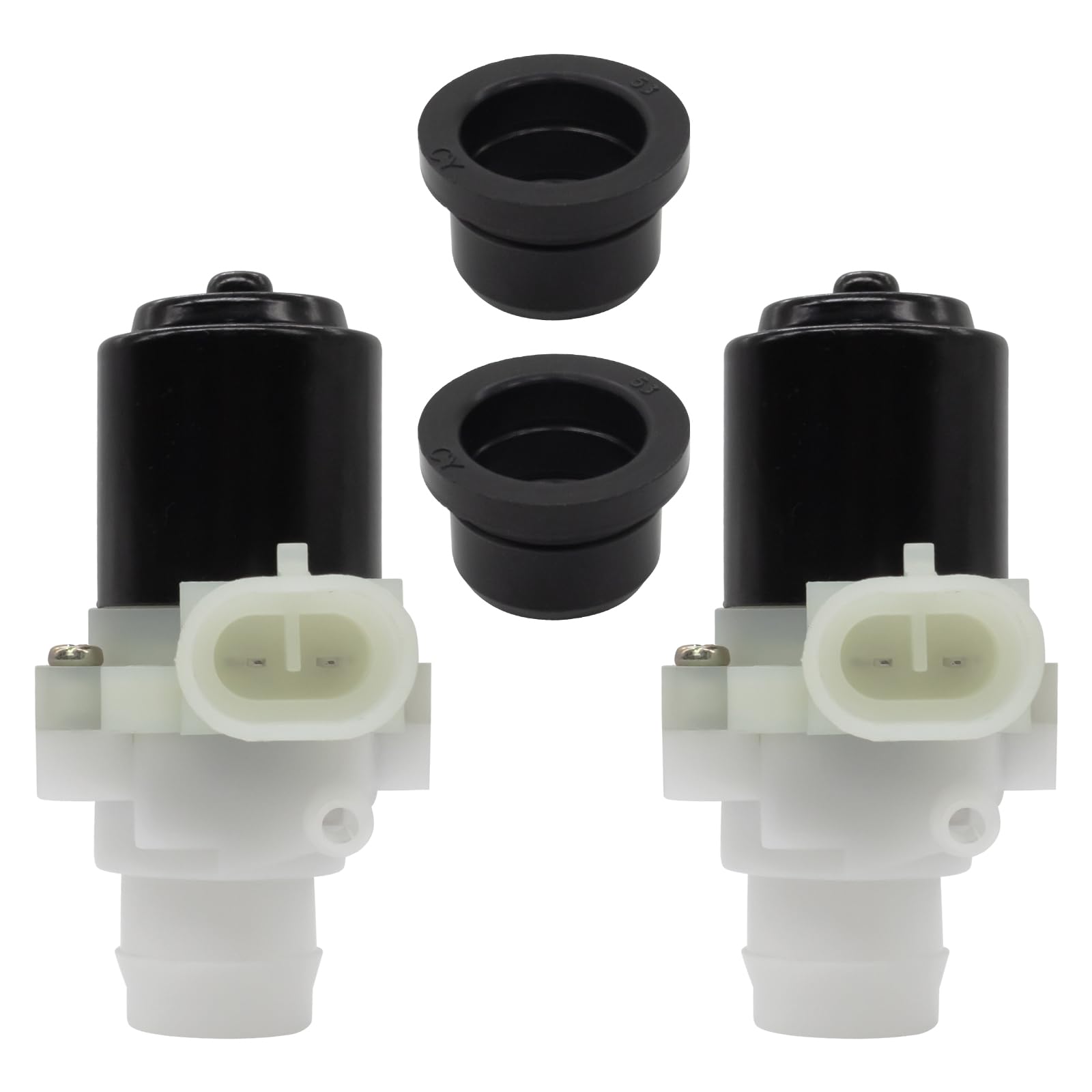 SuperDi windshield washer pump assembly for trucks enables quick, secure installation.