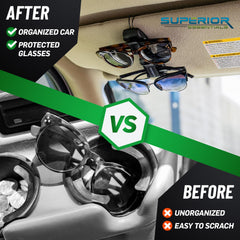Superior Essentials durable plastic design resists wear while protecting lenses