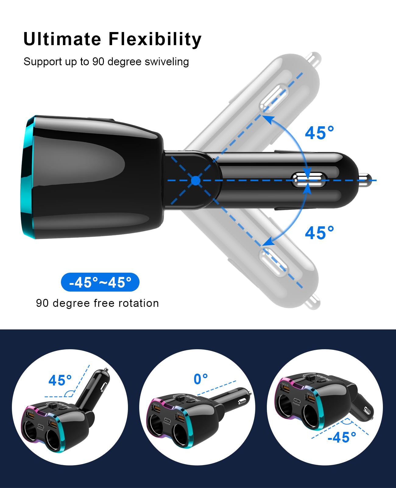 SUPERONE 2025 replaceable 15A fuse protects connected gear