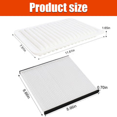 SUPLABEL cabin air filter for Camry/Sienna/Solara improves interior air quality
