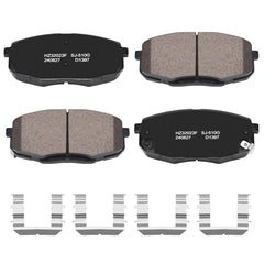SUPLABEL front brake pads for Hyundai Elantra 2009-2012 improve braking consistency in wet conditions
