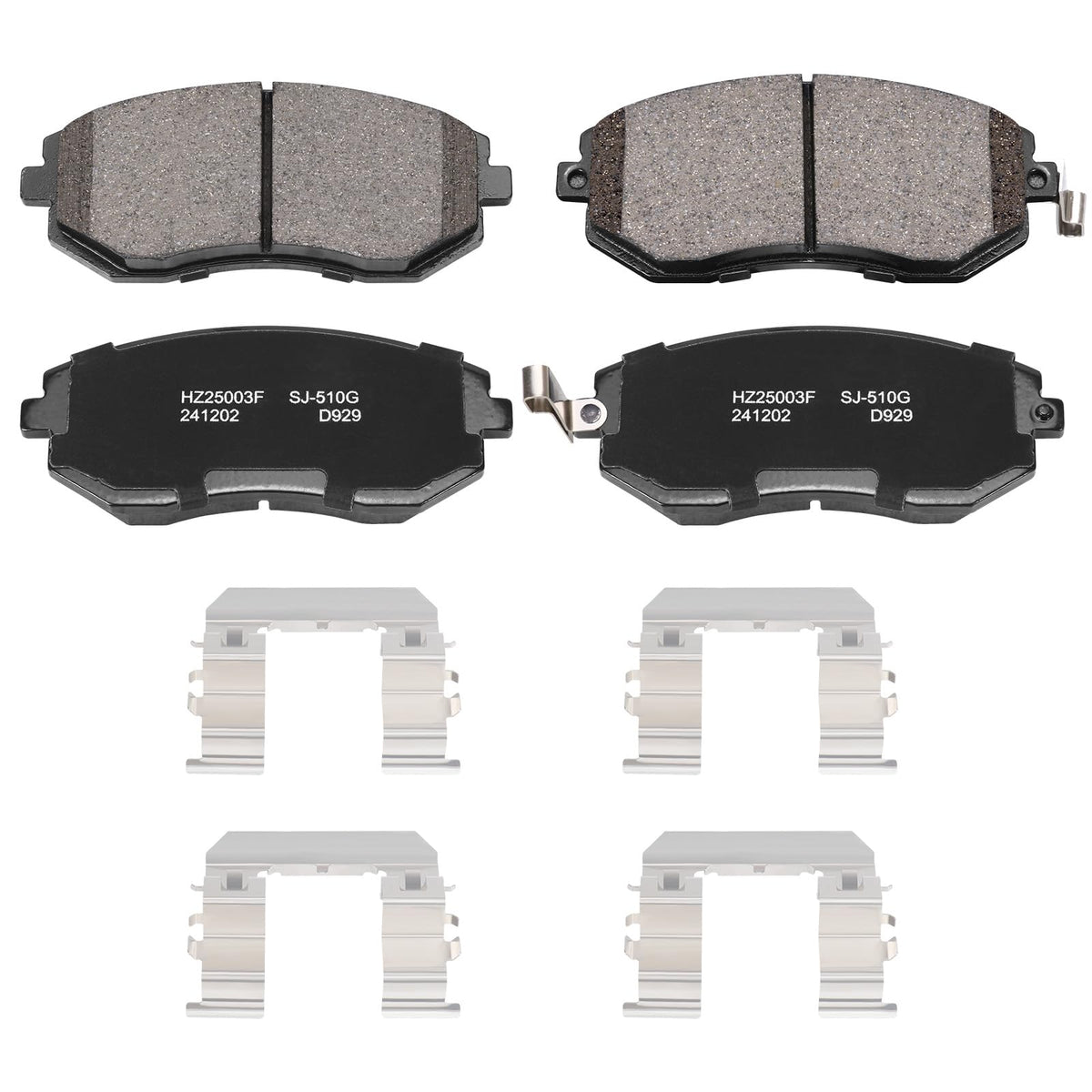 SUPLABEL front ceramic brake pads for Subaru Baja, smoother braking in daily use