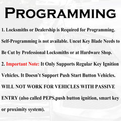 SUPALAND key fob compatible with 56046955AG for broad vehicle fit.
