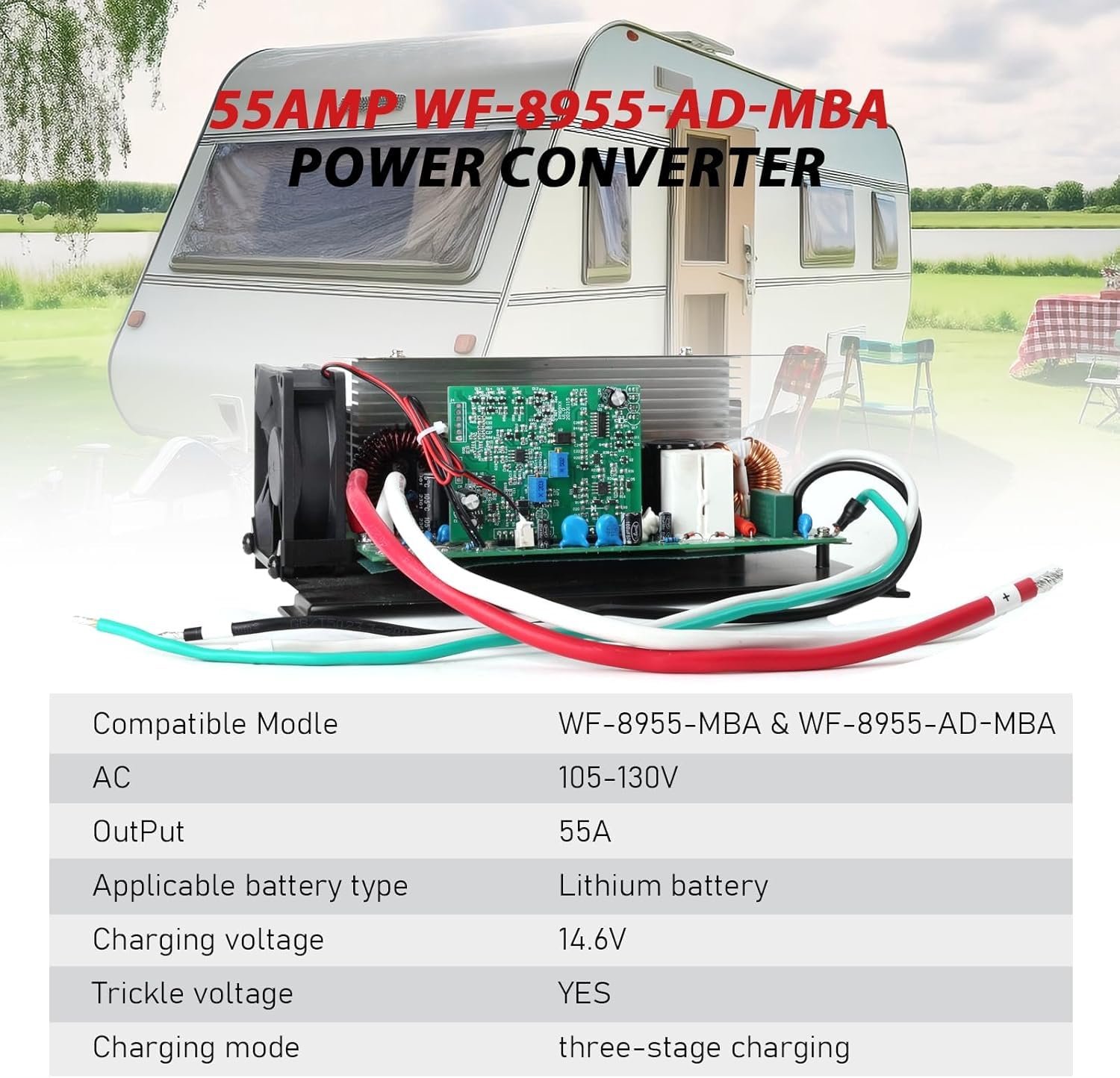 Suplife WF-8955-MBA compatibility with WF-8955-AD-MBA for RV lithium