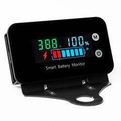 SUPNOVA IPX7 battery monitor with digital display shows remaining capacity clearly.