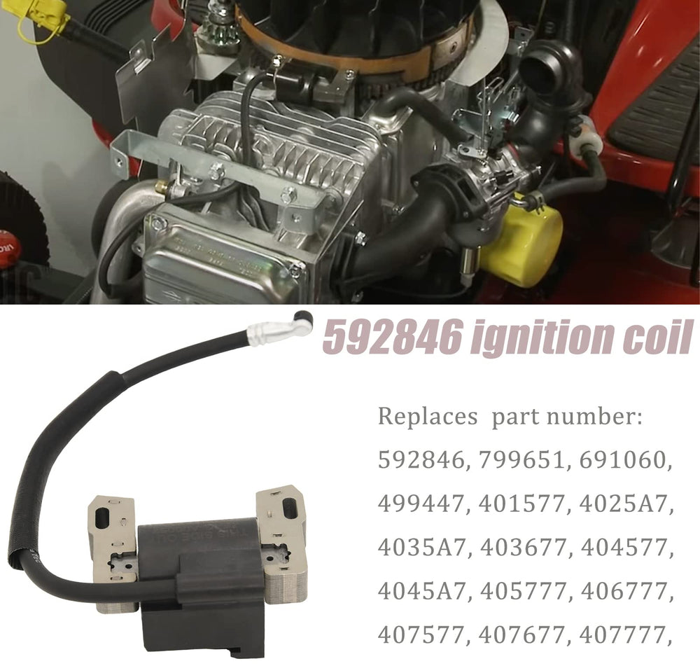 Supvintor 592846 ignition coil packaging shows ready-to-install kit.