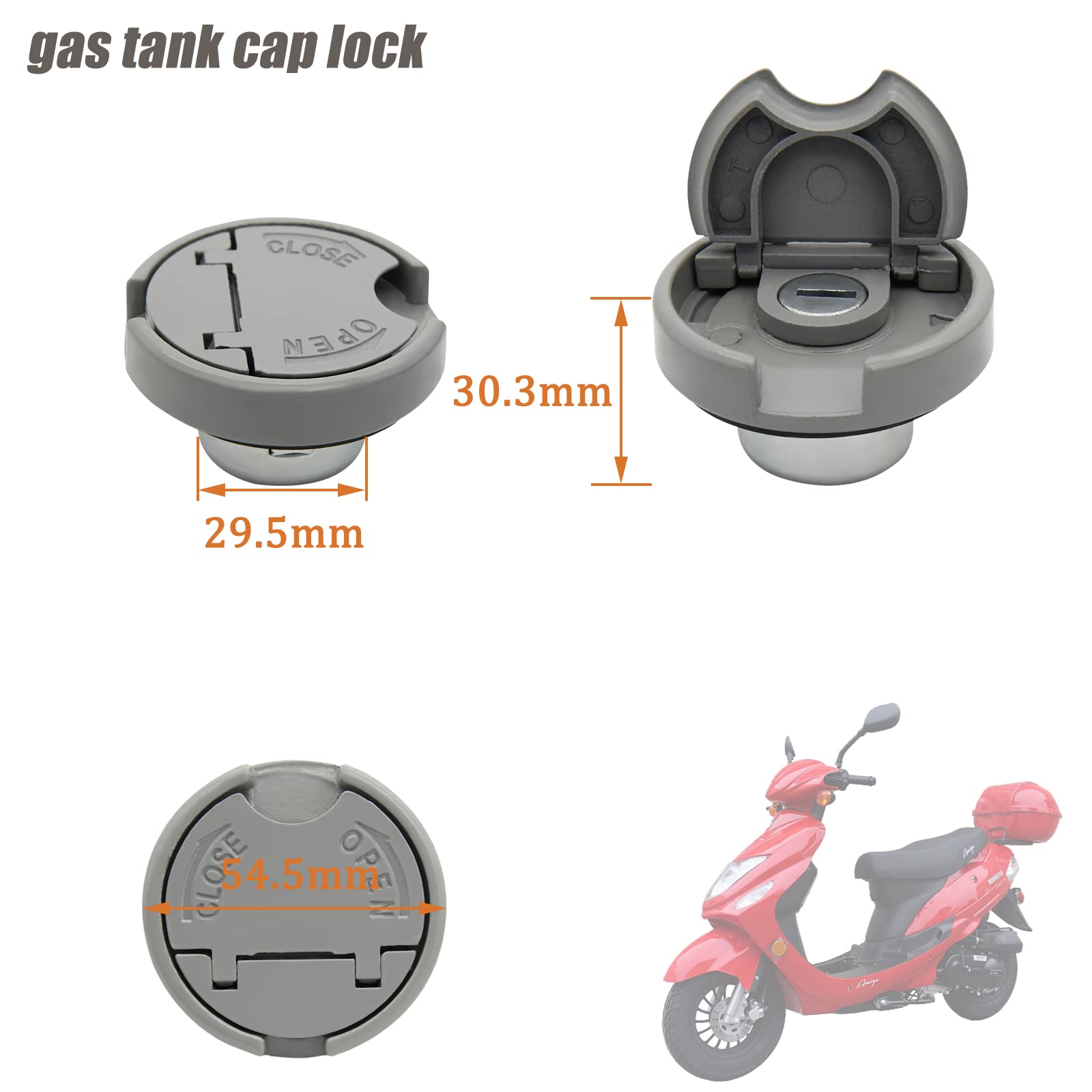 Supvintor seat lock with mounting clip for quick fit