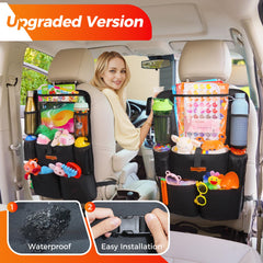 SURDOCA 11-inch tablet pocket safely holds tablets for passengers.