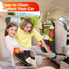 SURDOCA kick mat protects seats from dirt and scuffs.