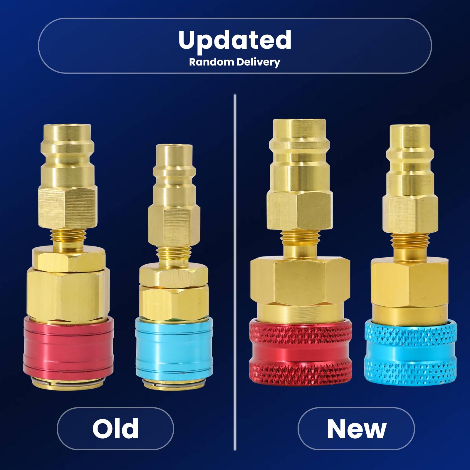 Surephon R1234YF blue low side quick coupler for precise low pressure hookups