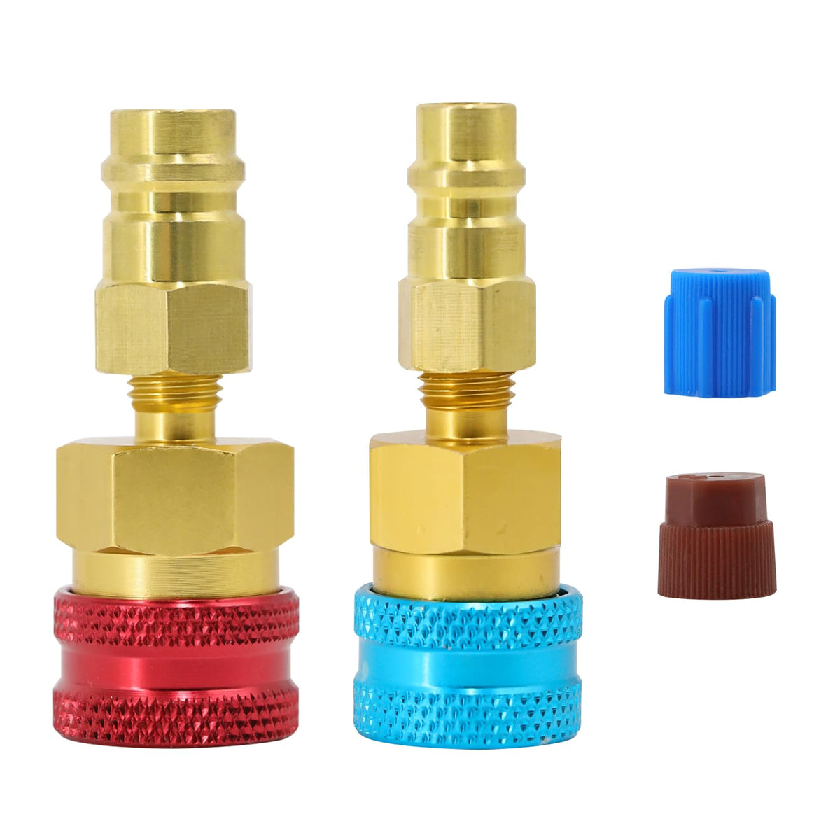Surephon R1234YF red high side quick coupler for secure connections