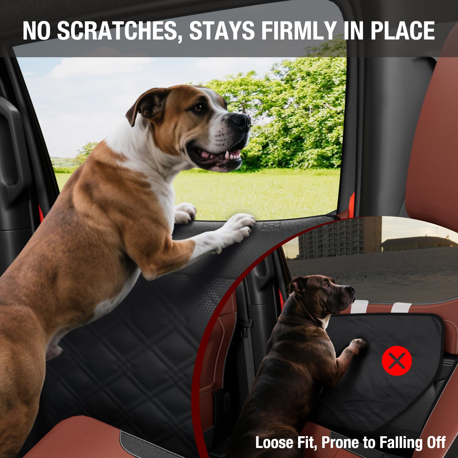 Surfcabin scratch protector for dogs helps maintain a clean door interior.