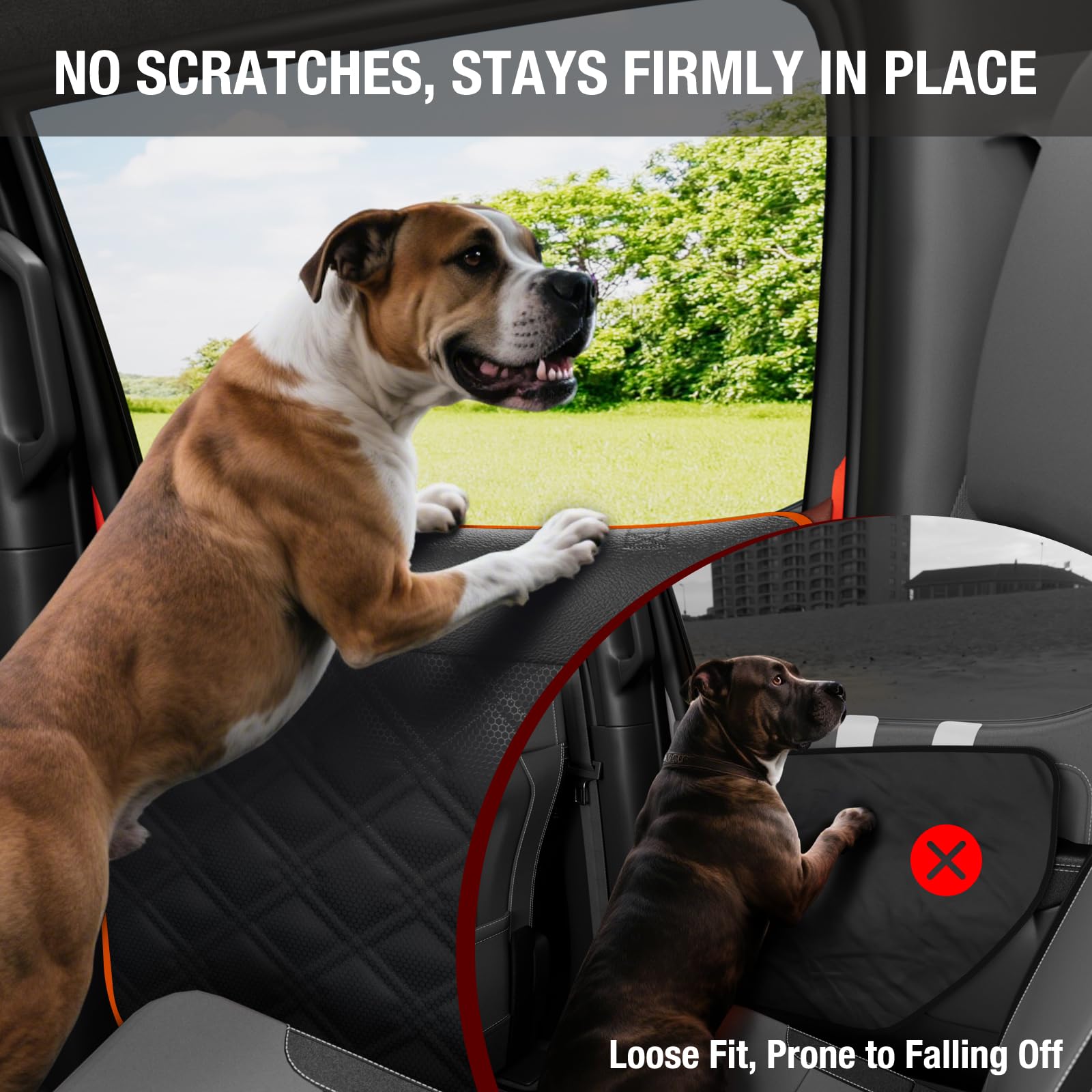 Surfcabin door protector easy-clean PU finish wipes away dirt in seconds.