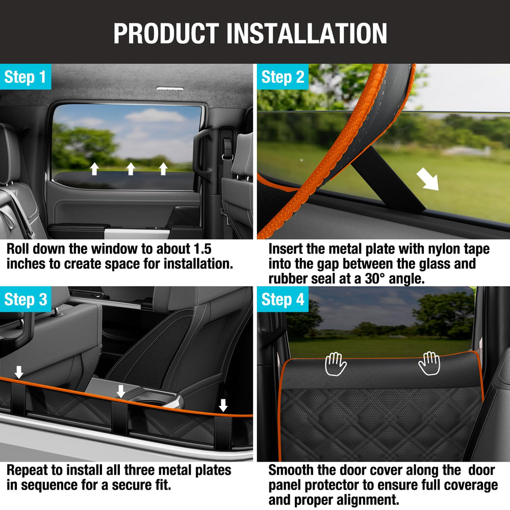Surfcabin door protector multi-layer design provides durable grip against mud and nails.
