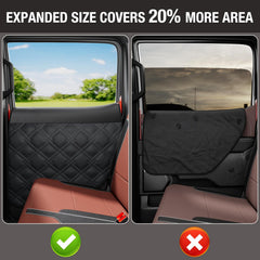 Surfcabin window-friendly install allows window operation during rides.