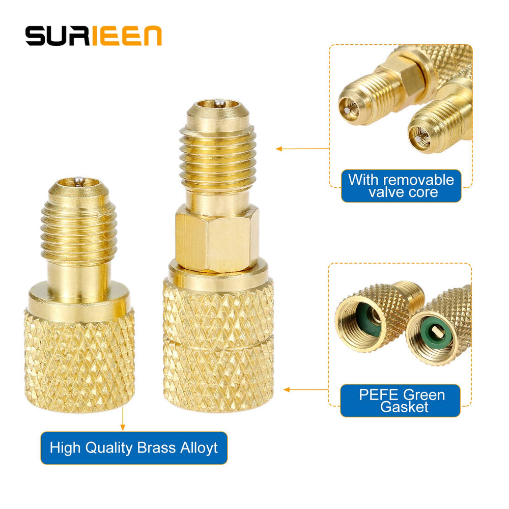 SURIEEN refrigerant charging kit in action promotes safe, efficient charging.