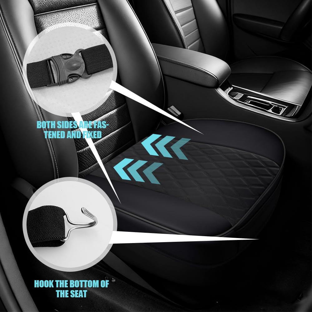 Surosha 50x52cm seat cushion fits a wide range of vehicles for universal use.