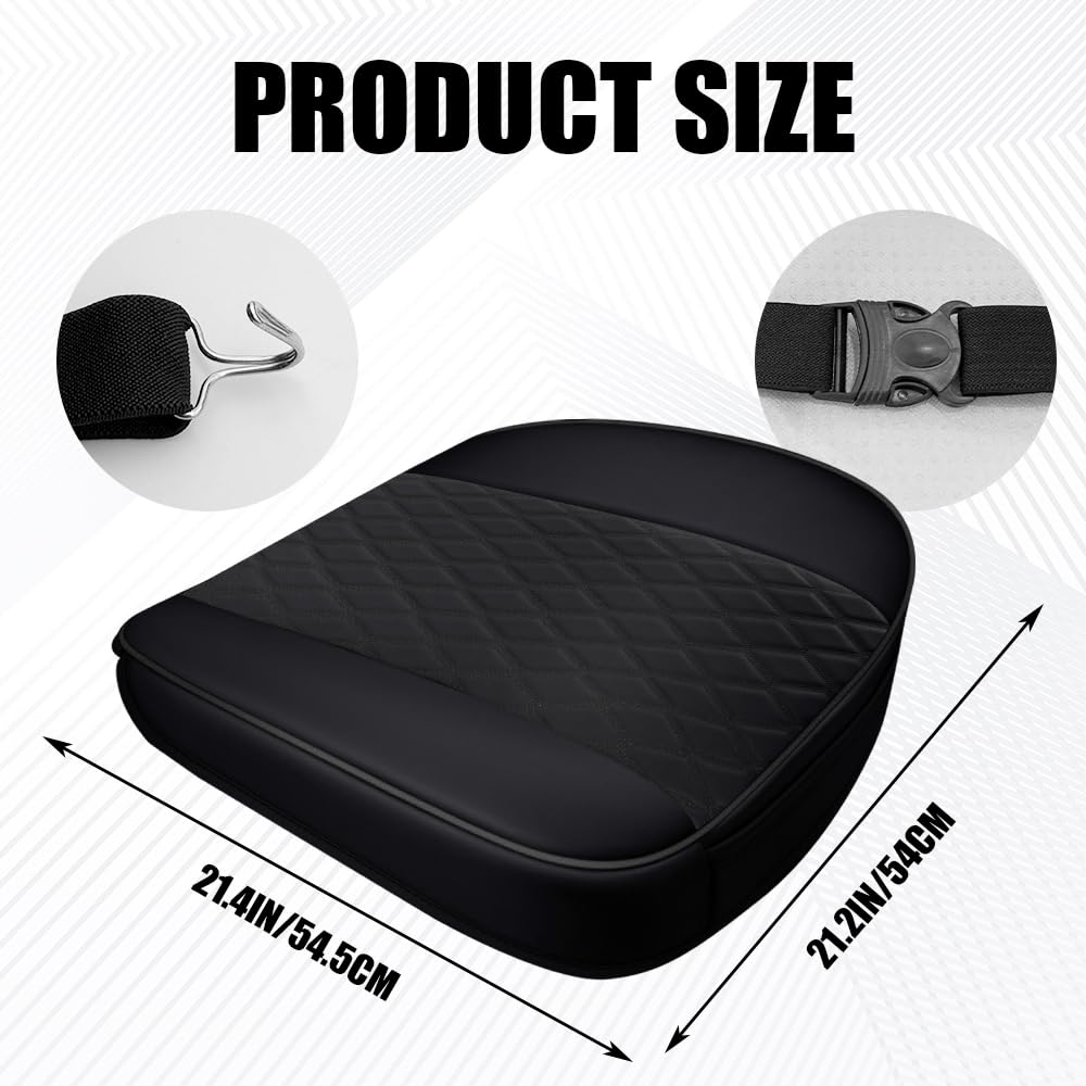 Surosha anti-slip bottom seat cover keeps the chair steady during daily driving.