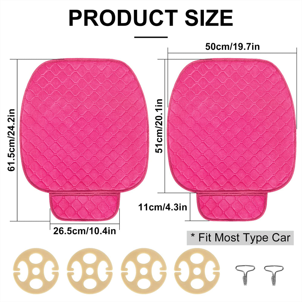 Surpassme anti-slip bottom seat cover prevents shifting during driving.