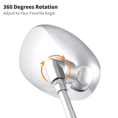Surpassme universal 10mm chrome mirror adapters aid quick, flexible mounting on diverse bikes.