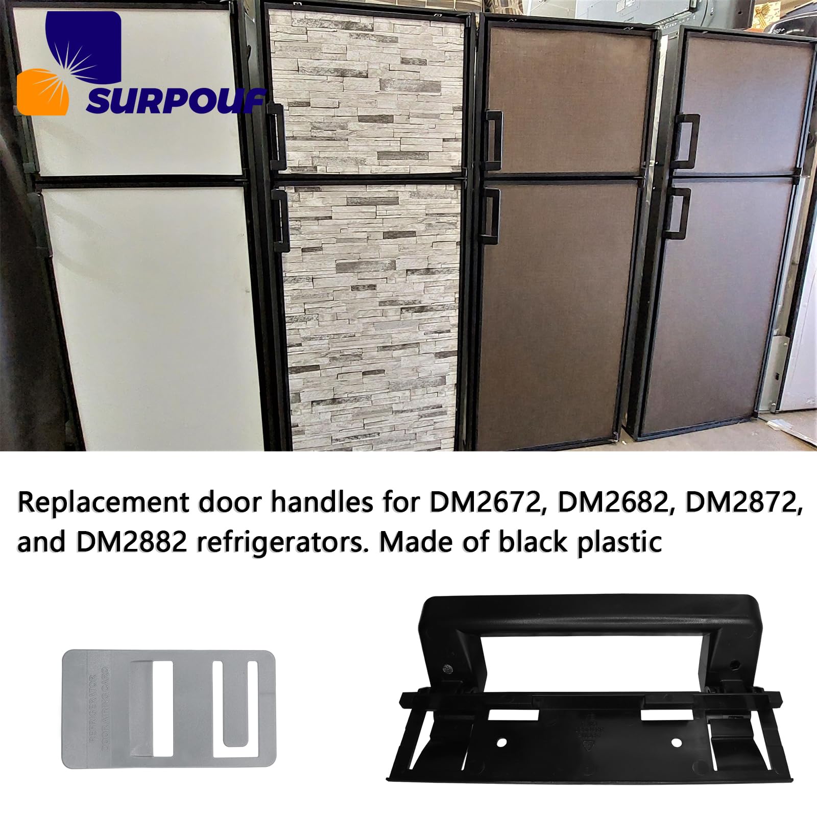 SURPOUF 2-pack view emphasizes value and quick replacement options