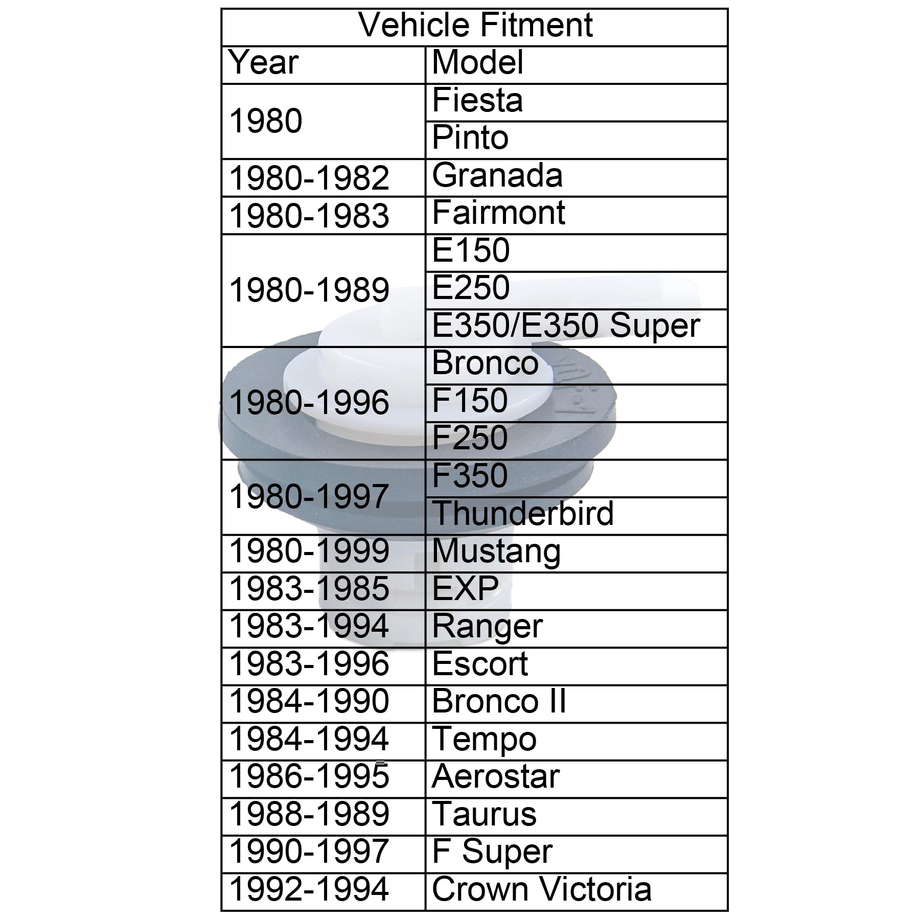 Suspenix fuel-tank vent valve compatible with Ford models for safe vapour flow.