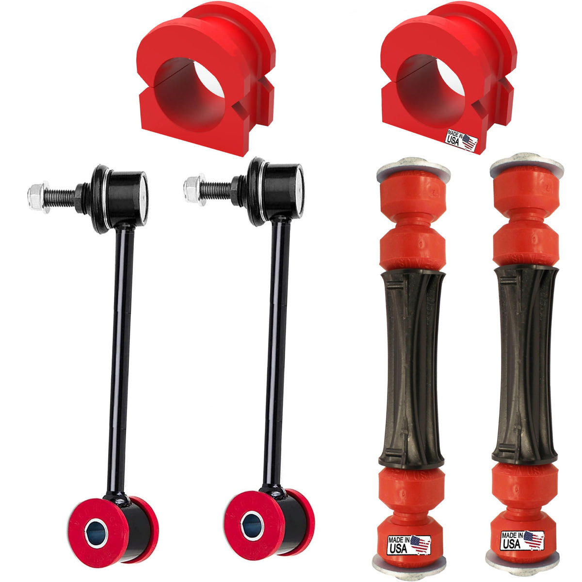 Suspension Dudes 6pc stabilizer link kit for front and rear improves stability