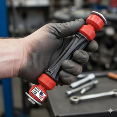 Suspension Dudes DACROMET-coated hardware close-up highlighting corrosion resistance.