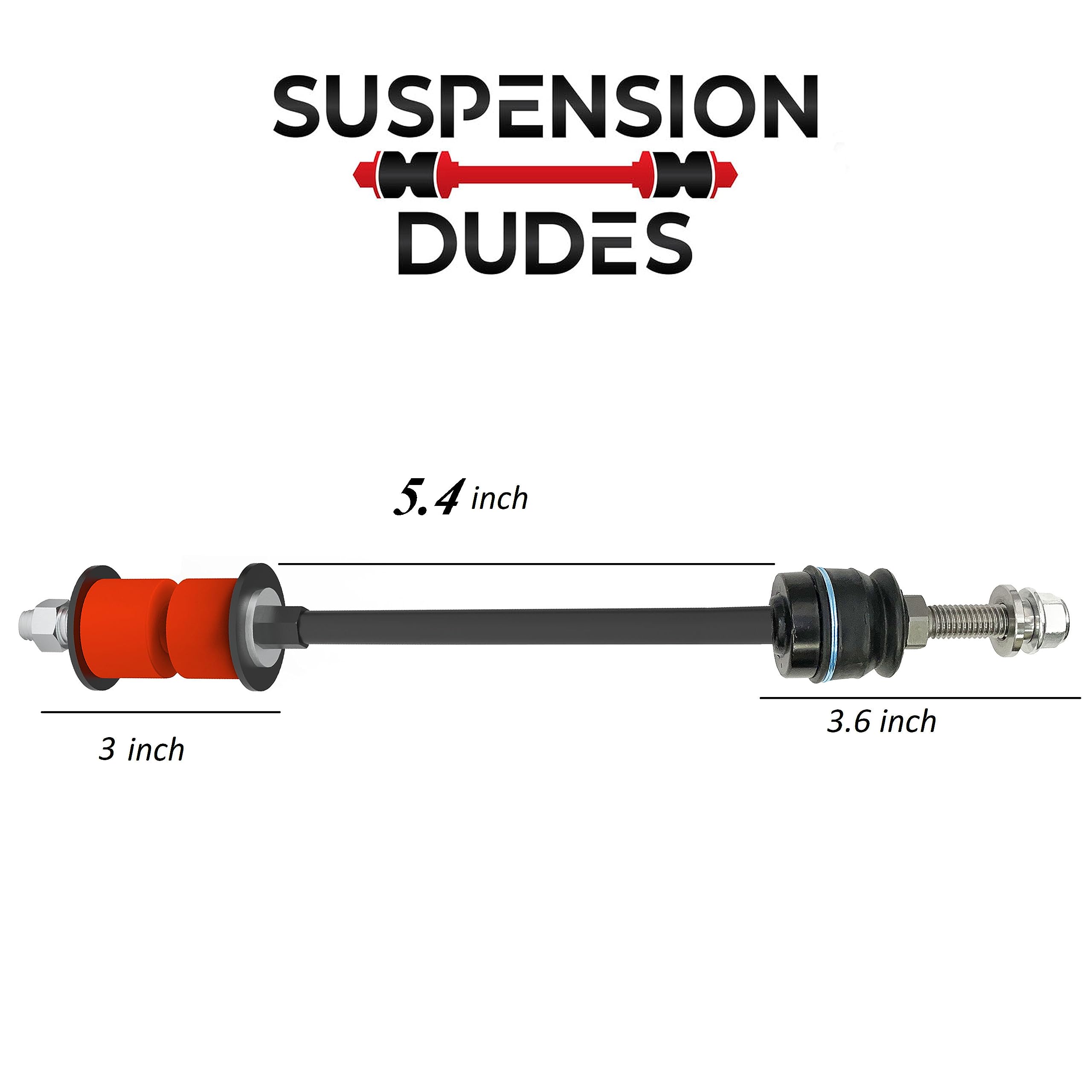 Suspension Dudes extended link front sway bar 3-inch lift kit maintains front geometry