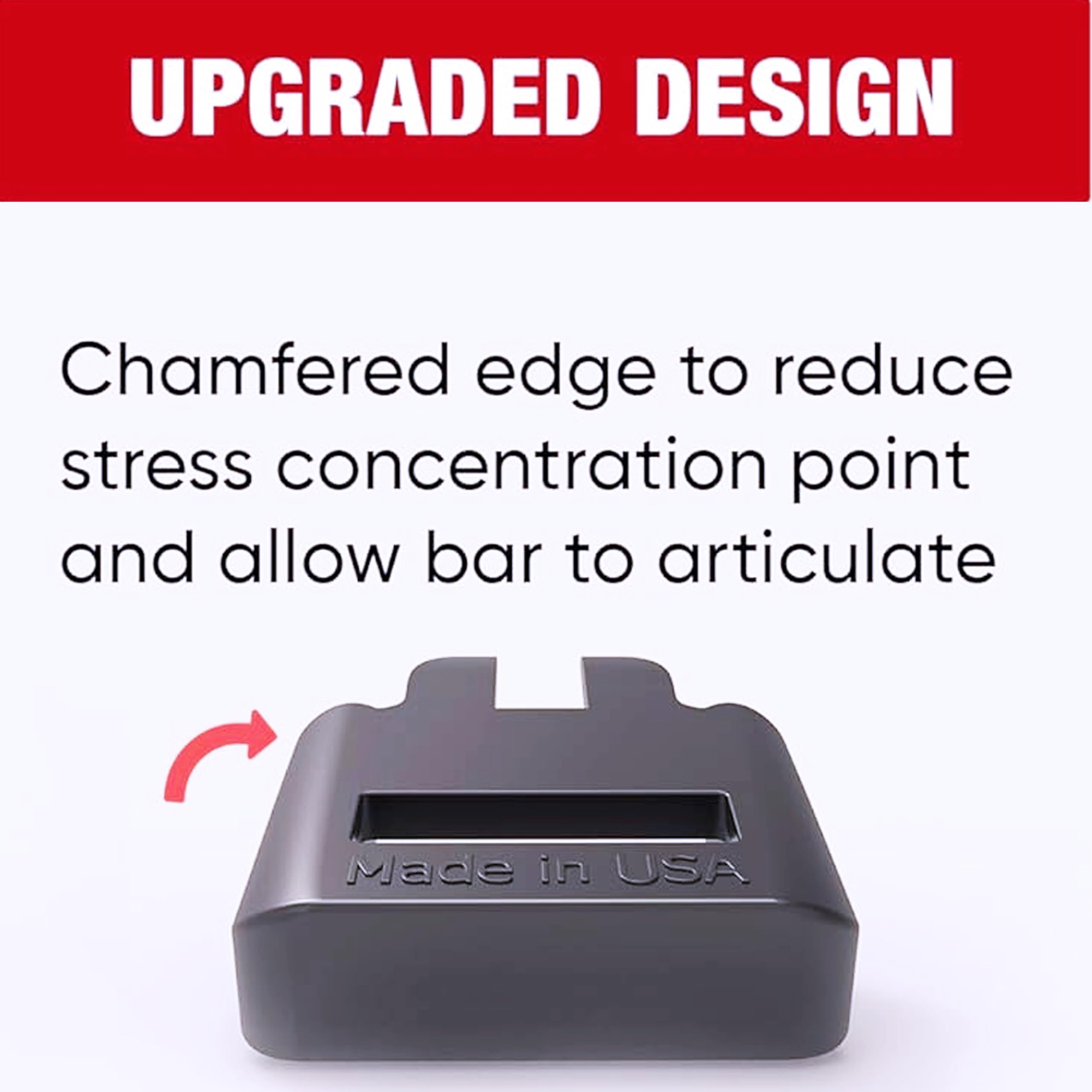 Suspension Dudes extended structure boosts overall strength for difficult towing.