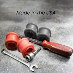 CODE RED mounting bolts with Dacromet coating resist corrosion.