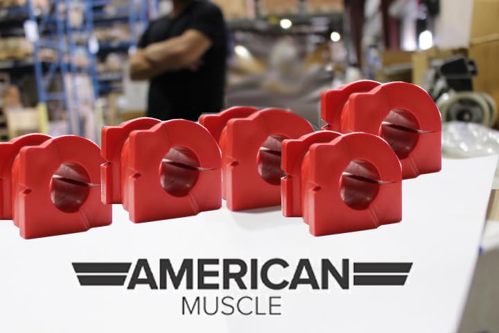 CODE RED bushing close-up shows precise fit and finish.