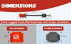 Suspension Dudes front sway bar bushings ensure USA-made durability
